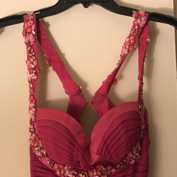 unsure Dresses & Skirts - Pretty pink prom dress! Size zero. Worn once!